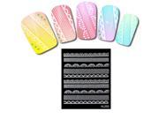 5pcs × Nail Art Stickers DIY Decoration Water Transfer Stickers Flower Decals