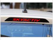 For Mazda CX 5 Carbon Fiber Rear Braking Light Decoration Cover Stickers Case Additional Brake Light Sticker