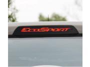 3D Carbon Fiber Vinyl Rear Windshield Brake light decoration sticker stickers case for 2012 2013 2014 Ford Ecosport accessories