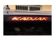 Carbon Fiber Rear Braking Light Decoration Cover Stickers Case For For RENAULT KADJAR 2016