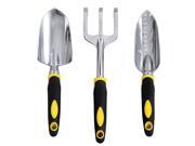 Garden Tool Set 3 Piece Garden Kit Includes Trowel Transplanter Cultivator With Ergonomic Handles