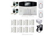 GSM 108 Zones Wireless Wired Voice Home Alarm Security System LCD Auto Dialer