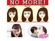 Front Bangs Trimmer Supporter Hair Fringe Cut Off Storage Box Salon Styling Tool DIY Bangs Cut Supporter Home Hair Trimming Clipper Comb Styler Lady Makeup Kit