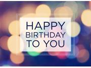 Birthday Greeting Cards B1603. Business Greeting Card Featuring a Happy Birthday Message on a Multi Colored Light Background. Box Set Has 25 Greeting Cards an