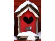 Valentine s Day Greeting Cards Red Bird Inn RBI100. Business Greeting Card Featuring a Red Bird House Covered in Fresh Snow. Box Set Has 25 Greeting Cards and