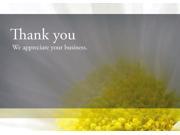 Thank You Greeting Cards T7007. Business Greeting Card Featuring a Thank You Message Within a Daisy Background. Box Set Has 25 Greeting Cards and 26 Bright Wh