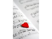 Valentine s Day Greeting Cards High Note HN100. Business Greeting Card with an Image of a Red Heart on a Page of Music. Box Set Has 25 Greeting Cards and 26