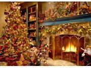 Holiday Greeting Cards Home For The Holidays HFTH100. Business Greeting Card Featuring a Christmas Tree and Cozy Fireplace. Box Set Has 25 Greeting Cards an