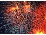 July 4th Greeting Cards Celebrate Freedom CF100. Business Greeting Card with an Image of Fireworks in the Night Sky. Box Set has 25 Greeting Cards and 26 Re