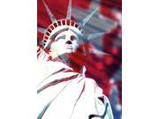 July 4th Greeting Cards Lady Liberty LL100. Business Greeting Card with an Image of the Statue of Liberty on a Star Background. Box Set has 25 Greeting Card