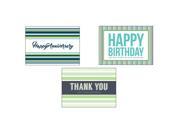 All Occasion Greeting Card Assortment VP1606. Business Greeting Cards Featuring Anniversary Birthday and Thank You Cards. Box Set Has 25 Greeting Cards and 2