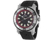 Calibre Men s SC 4H1 04 007.4 Hawk Black Dial Luminous Black Rubber Date Wristwatch
