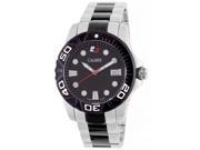 Calibre Men s SC 5A1 04 007 Akron Luminous Black Dial Two Tone Steel Date Wristwatch