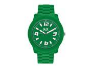 H2X Women SG381XG1 Splash Luminous Water Resistant Green Soft Silicone Watch