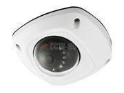 N50LAF6 5MP IP LOW PROFILE DOME CAMERA 6.0mm FIXED LENS TRUE DAY NIGHT BUILT IN MIC IK08 IR RANGE UP TO 30ft HIKVISION OEM