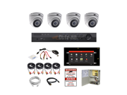 MX4HTC 2TB 4CH 3MP HD TVI ALL IN ONE COMBO 4CH HYBRID DVR 4pcs 3MP TVI MOTORIZED TURRETS POWER AND CABLES
