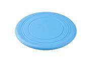 DIGIFLEX Light Blue Soft Silicone Dog Frisbee Medium Flying Disc Toy