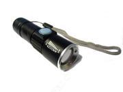 TRIXES USB Rechargeable Ultra Bright LED Torch with Beam Focusing Zoom
