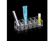 TRIXES Clear Acrylic Desk Cosmetic Lipstick Holder Makeup Organiser