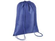 TRIXES Blue Drawstring Sports Gym Sack Swimming PE Bag