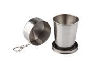 TRIXES Camping Cup Stainless Steel Telescopic Collapsible Drinking Cup for Camping Travel
