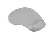 TRIXES Grey Mouse Mat Pad with Comfort Gel Wrist Rest Support for PC and Laptop