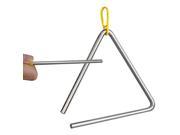 TRIXES Musical Triangle Steel School Children Percussion Instrument with Beater