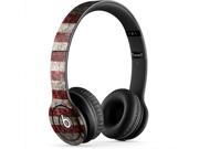 Rustic Cracked Concrete Amereican Flag Skin for Apple Beats By Dre Solo HD Headphones Sticker