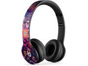 Purple Background Intrepid Floral Design Skin for Apple Beats By Dre Wireless Headphones