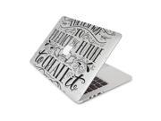 Create It White Background Skin 15 Inch Apple MacBook Pro With Retina Display Top Lid and Bottom Decal Sticker