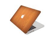 Orange Oak Wood Surface Skin 15 Inch Apple MacBook With Retina Display Complete Coverage Top Bottom Inside Decal Sticker