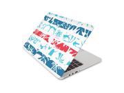 Red White and Hawaiian Skin 15 Inch Apple MacBook With Retina Display Complete Coverage Top Bottom Inside Decal Sticker