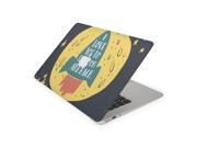 I Love You To The Moon and Back Turquiose Rocket Ship Skin for the 12 Inch Apple MacBook Top Lid Only Decal Sticker
