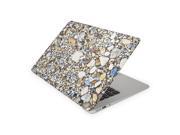 Tumbled Smooth River Rock Skin 12 Inch Apple MacBook Complete Coverage Top Bottom Inside Decal Sticker