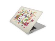 Think Big Exploding Shapes Skin 11 Inch Apple MacBook Air Complete Coverage Top Bottom Inside Decal Sticker