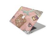 Pastel Pink Travel Skin for the 13 Inch Apple MacBook Air Top Lid Only Decal Sticker