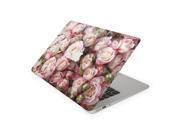 Pink and White Blended Roses Skin 13 Inch Apple MacBook Air Complete Coverage Top Bottom Inside Decal Sticker