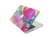 Multicolored Digital Dandilion Skin 15 Inch Apple MacBook Pro With Retina Display Top Lid and Bottom Decal Sticker