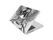 Fighting Skull With Guns Skin 15 Inch Apple MacBook Without Retina Display Complete Coverage Top Bottom Inside Decal Sticker