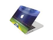 Brazilian Flag On Soccer Field Skin 13 Inch Apple MacBook Pro With Retina Display Top Lid and Bottom Decal Sticker