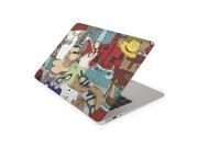 Vintage Boho Cramped Clothing Skin 13 Inch Apple MacBook Air Complete Coverage Top Bottom Inside Decal Sticker