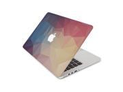 Calm Neutrals of Purple Gold and Red Skin 15 Inch Apple MacBook Pro With Retina Display Top Lid and Bottom Decal Sticker