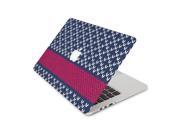 Navy Knitted Sweater With Rosy Strip Skin 13 Inch Apple MacBook Pro without Retina Display Top Lid and Bottom Decal Sticker