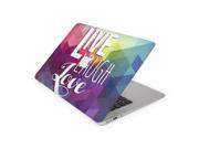 Live Laugh Love Rainbow Triangle Skin for the 11 Inch Apple MacBook Air Top Lid Only Decal Sticker