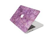 Cloudy Purple Cracked Marble Skin 13 Inch Apple MacBook Pro With Retina Display Top Lid and Bottom Decal Sticker