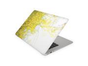 Grassy Yellow Flower Patch Skin 12 Inch Apple MacBook Complete Coverage Top Bottom Inside Decal Sticker
