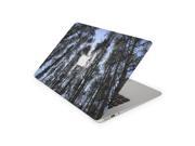 Piney Tree Tops Sky View Skin 12 Inch Apple MacBook Complete Coverage Top Bottom Inside Decal Sticker
