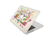 Think Big Exploding Shapes Skin 15 Inch Apple MacBook Pro Without Retina Display Top Lid and Bottom Decal Sticker
