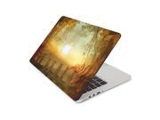Autumn Bird Perched Picket Fence Skin 13 Inch Apple MacBook With Retina Display Complete Coverage Top Bottom Inside Decal Sticker