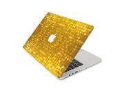 Golden Infinity Dot Matrix Skin 13 Inch Apple MacBook Without Retina Display Complete Coverage Top Bottom Inside Decal Sticker